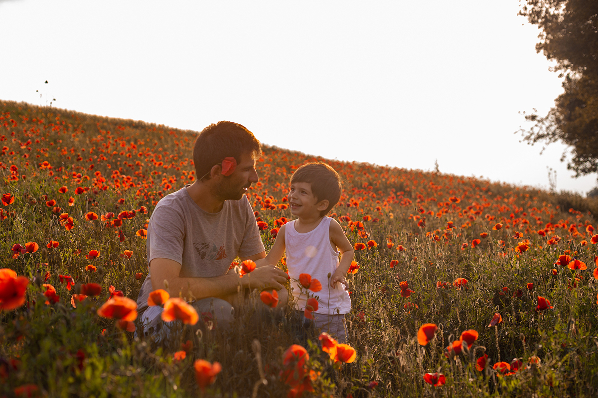 Une séance photos dans les coquelicots à Manosque